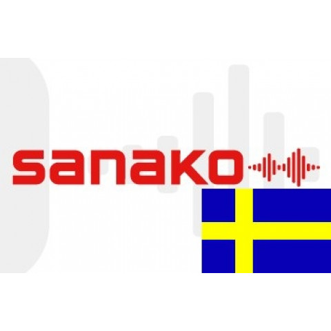 Голосовой словарь «Шведский язык» для Sanako Pronounce
